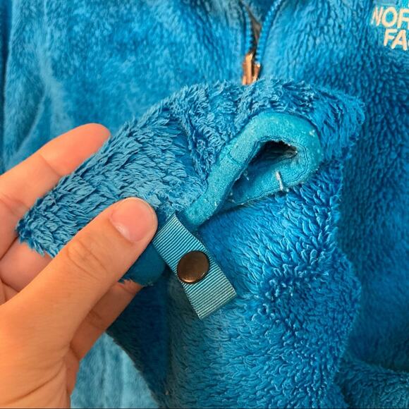 The North Face Teal Blue Osito Fleece Jacket - Picture 5 of 5